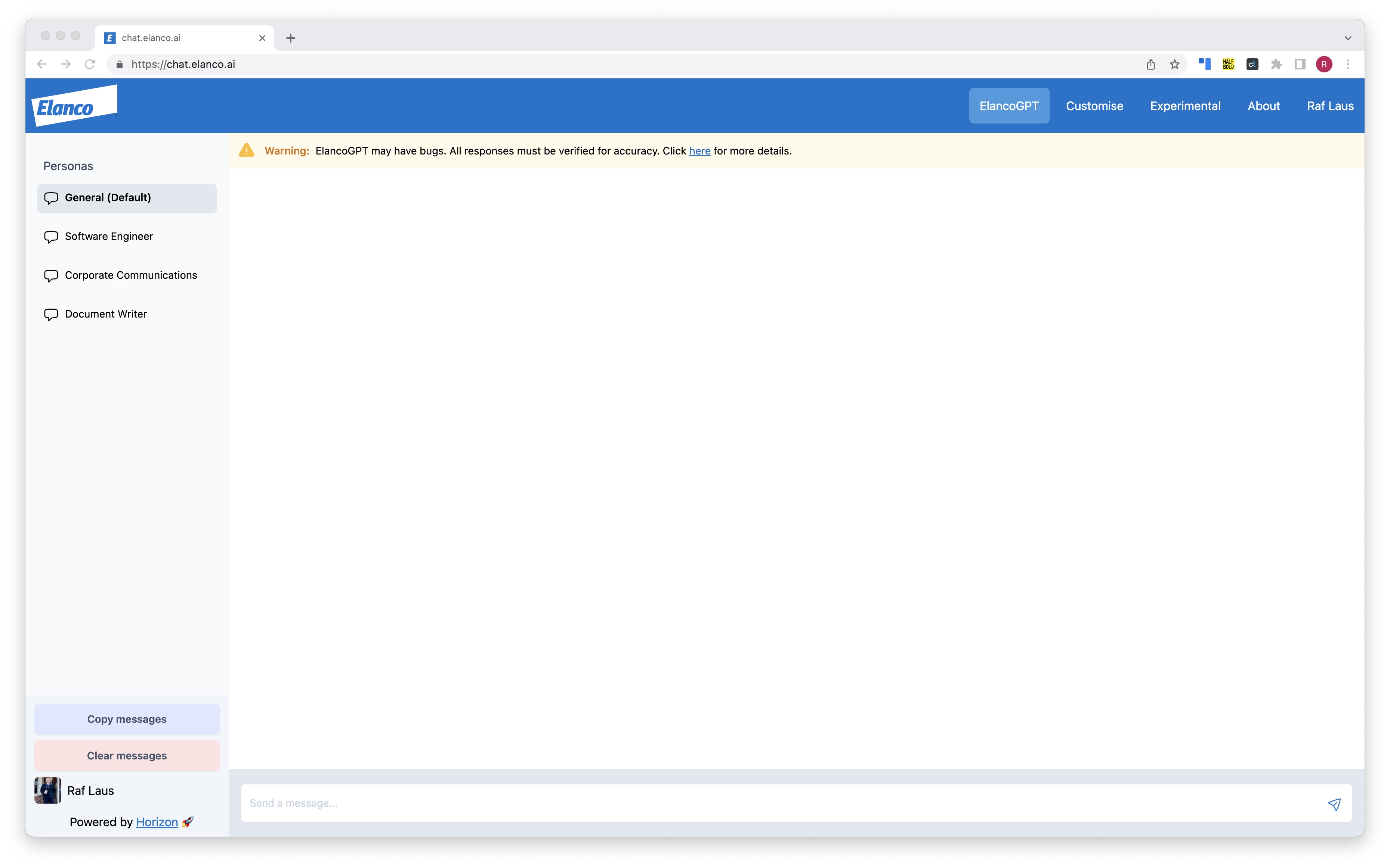 ElancoGPT default web surface